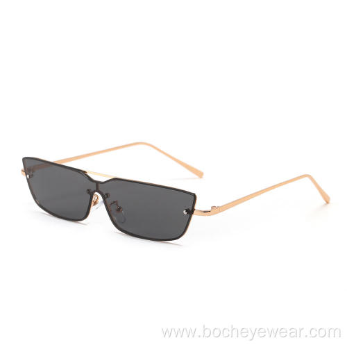 fashion sunglasses one piece metal frame sunglasses wholesale sun glasses